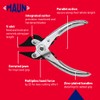Maun 4950-140 Side Cutter Parallel Plier for Hard Wire 140