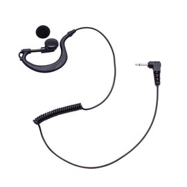 Arrowmax ARP03-35L G-Shape Earhanger Receiving Only Earphone with 3.5mm Plug for Speaker Microphone