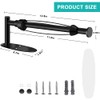 MGahyi Paper Towel Holder Under Cabinet, Single Hand Operable Wall