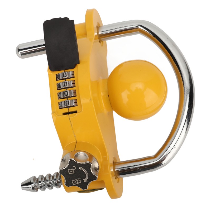Trailer Coupler Lock Universal Hitch Lock U Shaped Combination Lock