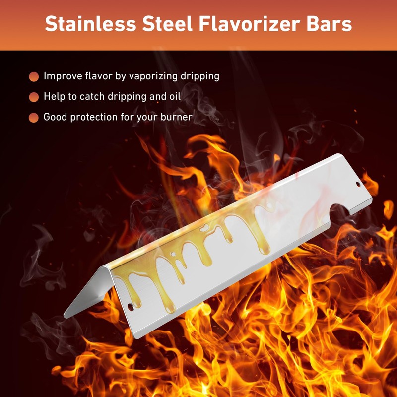 only fire Stainless Steel Flavorizer Bars for Weber Genesis II