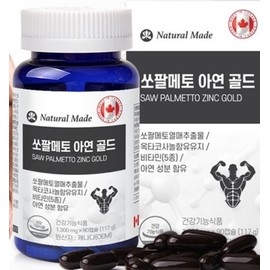 Health Functional Food Saw Palmetto Zinc Gold 90 Capsules