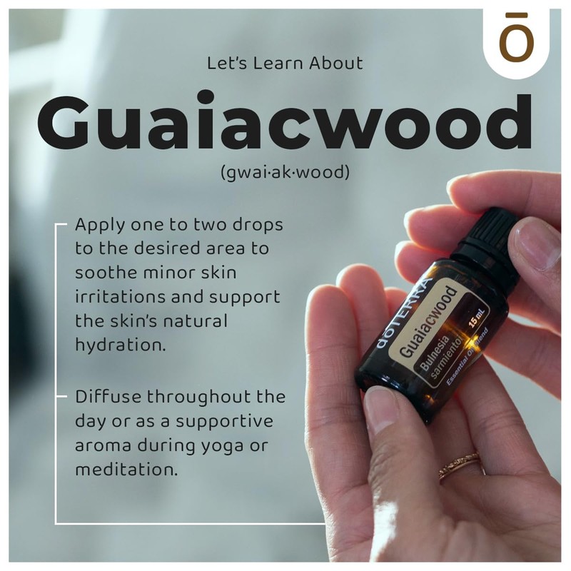 doTERRA Guaiacwood - Calming Oil Helpful for Meditation - 15ml