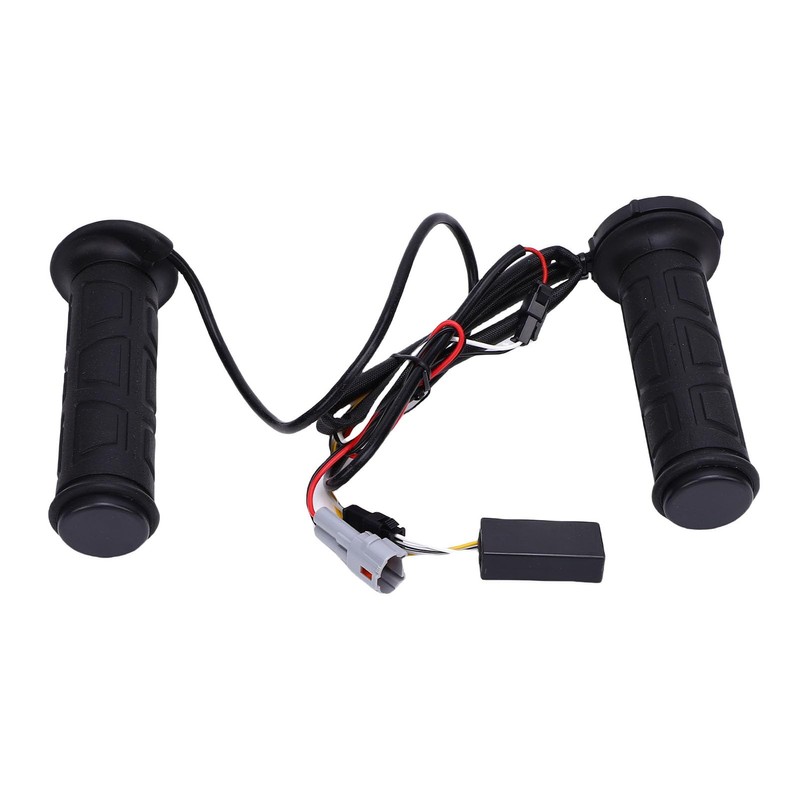 Jiawu Motorcycle Heated Grips, 1 Pair ATV Handlebar Grip Thumb