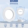 Recessed Lighting 5/6 Inch, 6Pack Color Changing LED Can Lights
