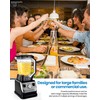 GATGOODS 72 oz Blender, 2200W Professional Kitchen Countertop Blender, Self-Cleaning,