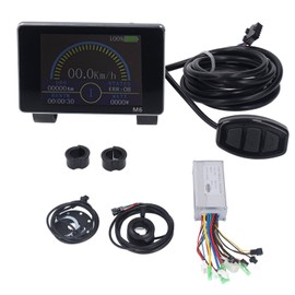 Electric Bike Conversion Kit 22A Electric Bike Speed Controller Kit with M6 Panel for 500W Motor