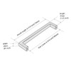 Aibeli 10 Pack Champagne Cabinet Pulls 6.3 inch(160mm) Oval Flat
