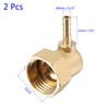 M METERXITY Pack of 2 Brass Pipe Barb Fittings –