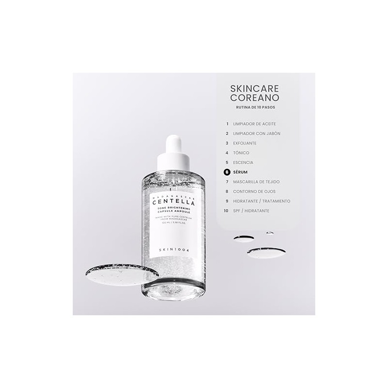 Madagascar Centella Tone Brightening Capsule Ampoule by Skin1004 for Women