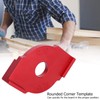 Radius Jig Router Templates, Aluminium Alloy Rounded Corner Template for