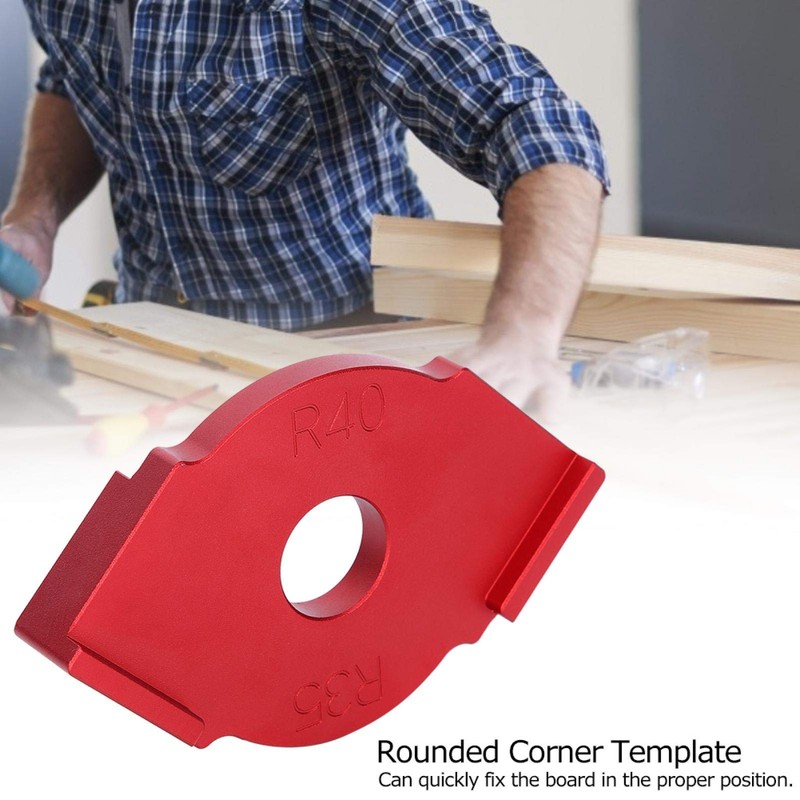 Radius Jig Router Templates, Aluminium Alloy Rounded Corner Template for