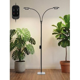 GLOWRIUM Grow Lights for Indoor Plants,Full Spectrum Plant Light with Stand