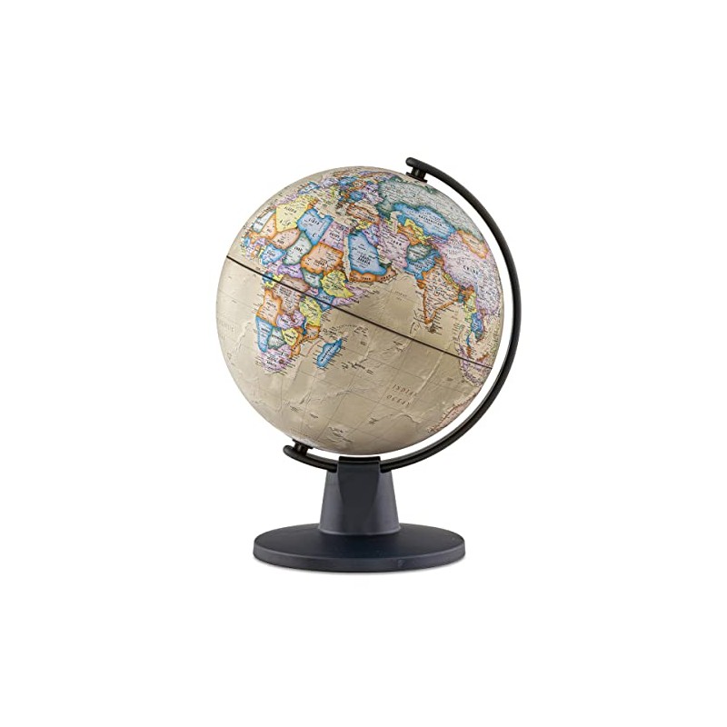Waypoint Geographic GeoClassic Globe, 6” Ready-to-Assemble Antique Ocean World Globe,