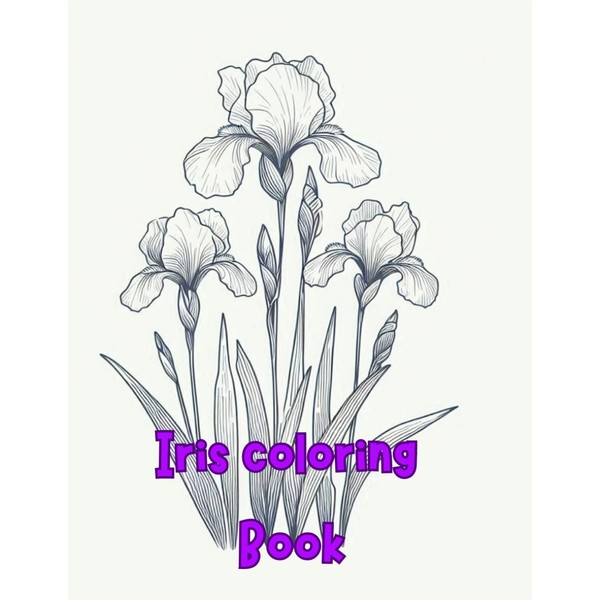 Iris Coloring Book (Flowers)