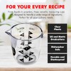 Chef Craft Select - Taza medidora de plástico, capacidad de