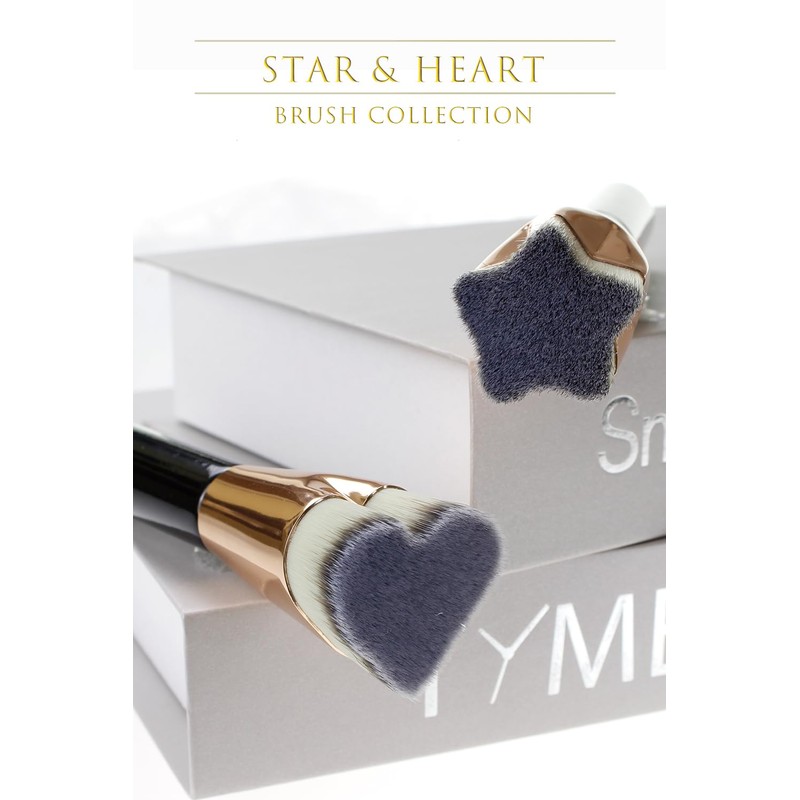 Frepice Liquid Makeup Brush, Concealer, Star, Heart, HEART Type, Short
