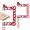 Woodworking Coping Saw, U Shape DIY Handsaw with Wooden Handle