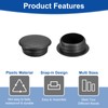 uxcell 300Pcs Screw Hole Plugs, 12mm(1/2") Dia Plastic Round Button
