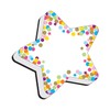 Ashley Productions Magnetic Whiteboard Erasers, Star Confetti, Pack of 6