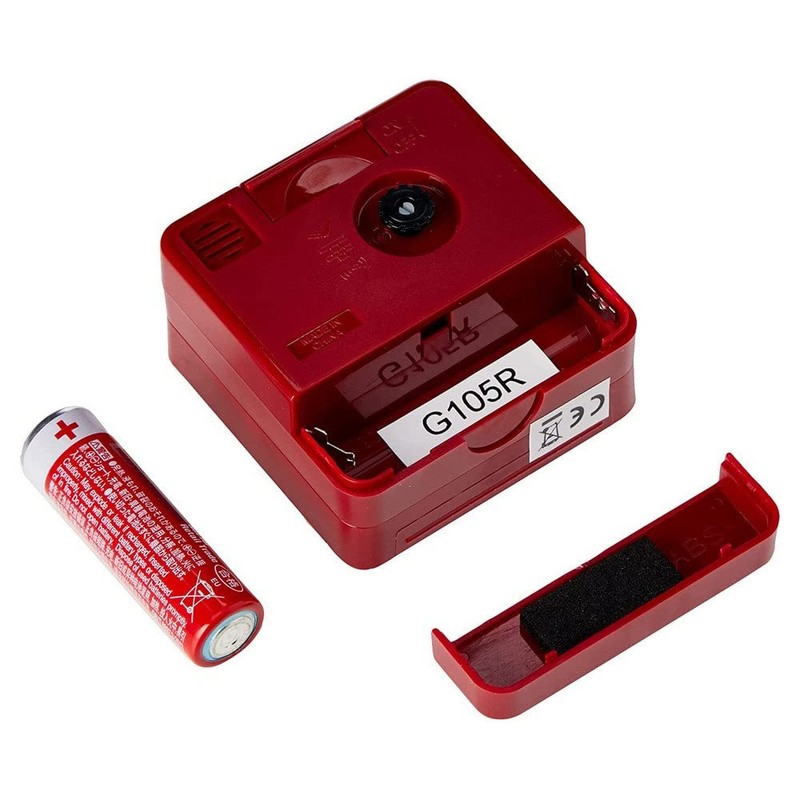 TQ140 Travel Alarm Clock - Red