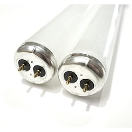 F40W / F40C50 (2 Pack) 40 Watt Fluorescent Tube Light Bulb 40W 5000K Closet & Laundry Replaces F40/SUN/ECO F40SPX50 F40/LR/ECO F40DSGN50 F40T12/850
