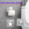 GERZWY Bathroom Toilet Paper Holder Stainless Steel Paper Towel Dispenser