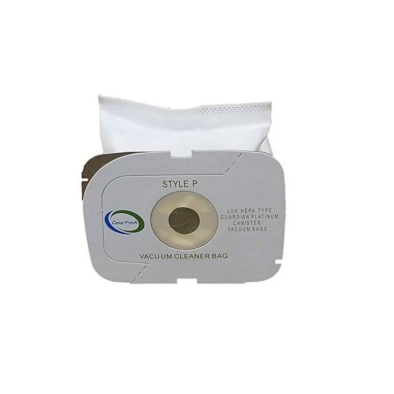 6 Replacement Style P HEPA Vacuum Bags. Compatible with Aerus