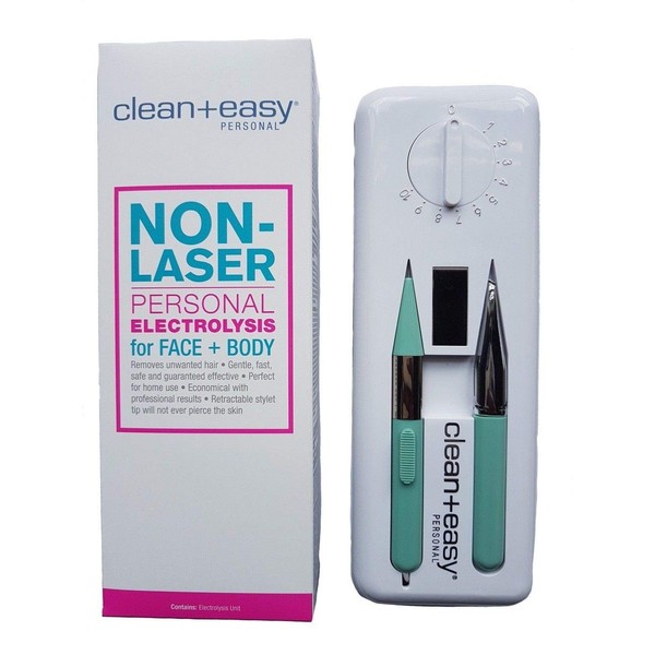 Clean & Easy Deluxe Home Electrolysis Permanent Hair Removal Kit