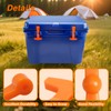 RUHUALIFE 2 Pack Orange Lid Latches Replacements Hard Cooler Handle