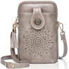 APHISON Designer Phone Bags for Women Crossbody, Sunflower Tassel Vegan