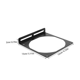 TEHAUX External Radiator Fan Mount Bracket for Computer Cooling Space-Saving Design Stable Performance and Efficient Use Setups Compatible Multiple Water Cooling Radiators