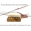 2 Pieces Natural Olive Wood Soap Dish Natural Wood Sink