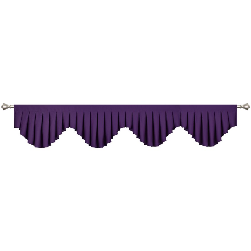 OYRING Blackout valances for windows Energy Efficient Rod Pocket Curtain