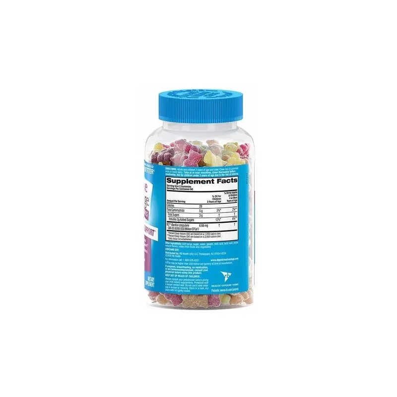 Probióticos Digestivos Schiff en Gomitas para Aliviar Molestias Abdominales