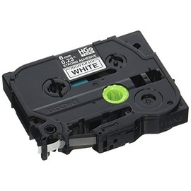 Brother Black on White Extra-Strength Adhesive Label Tape HGES2115PK