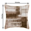 Jecuwo Brown Grey Throw Pillow Covers 18x18 Set of 2,