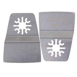 Silber 52mm Breite Edelstahl Oszillierwerkzeug Universal Flexible Scraper Blade Multi-Tool-Set von 10