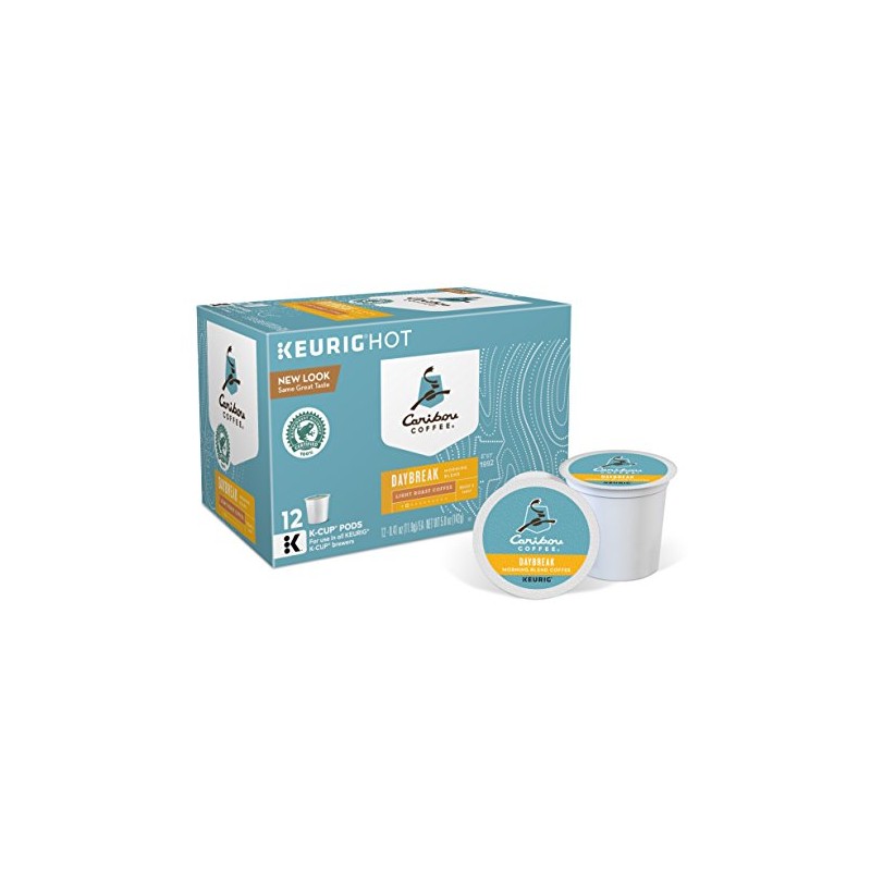 Caribou Coffee Daybreak Morning Blend Keurig K-Cups Coffee, 12 Count