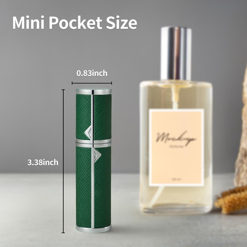 2pcs Travel Perfume Bottle Refillable, Cologne Travel Size Atomizer Bottle,Refill