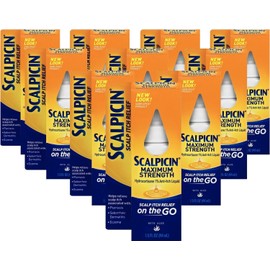 Scalpicin Scalp Itch Max Strength Liquid 1.5 oz. per Bottle (10 Pack)