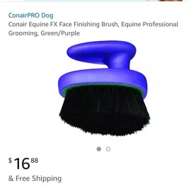 Animal Lot Of 2 Conair Pro Equine FX Face Finishing Brush