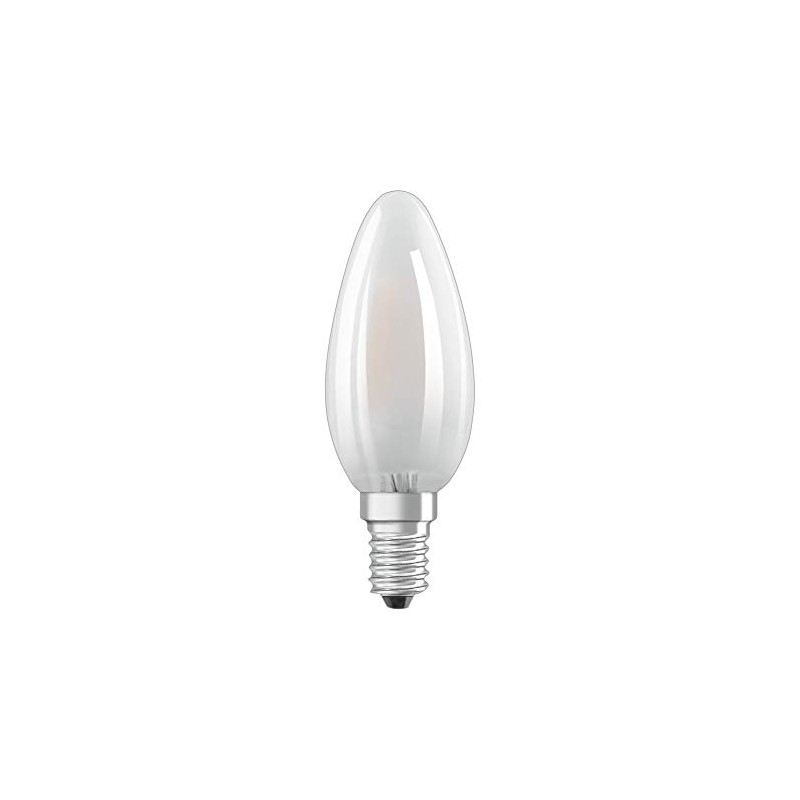 Osram OSRAM Filament LED Lampe mit E14 Sockel, Kaltweiss (4000K),