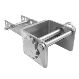 CUBELLIN Trailer Stake Pocket Winch 5400 lbs Capacity Heavy Duty Stake Pocket Winch Fits 1.5"x3" Stake Pockets for Flatbed Trailers and Trucks, 16200lbs Breaking Strength (1)