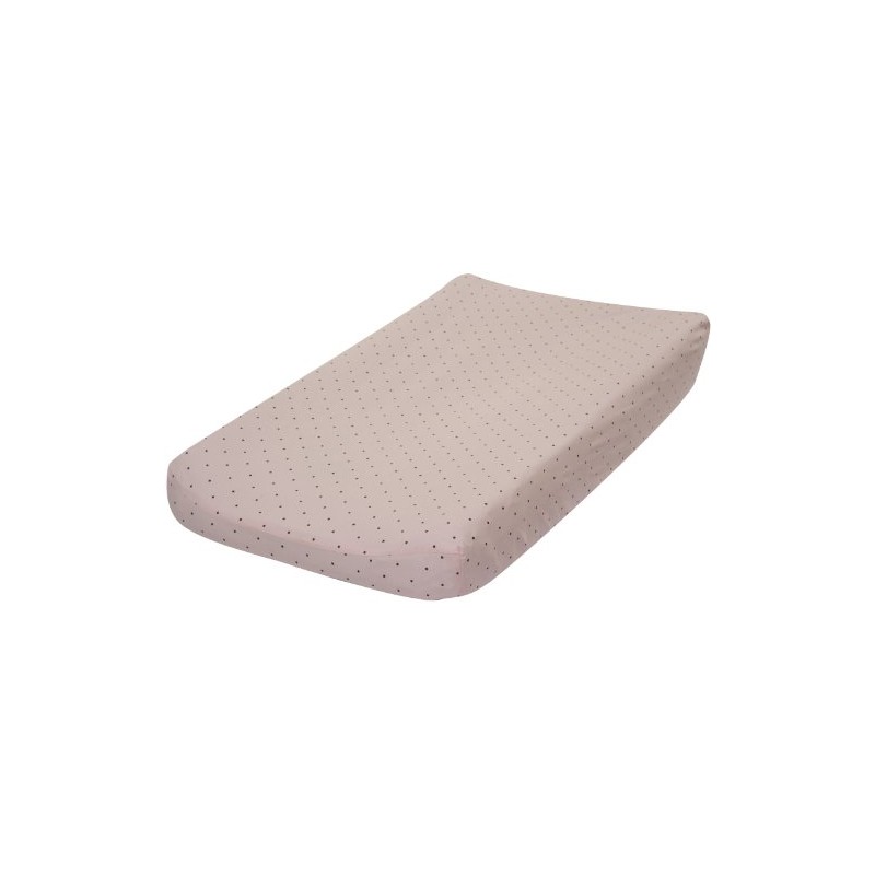 Go Mama Go Pink with Chocolate Polka Dots Changing Pad
