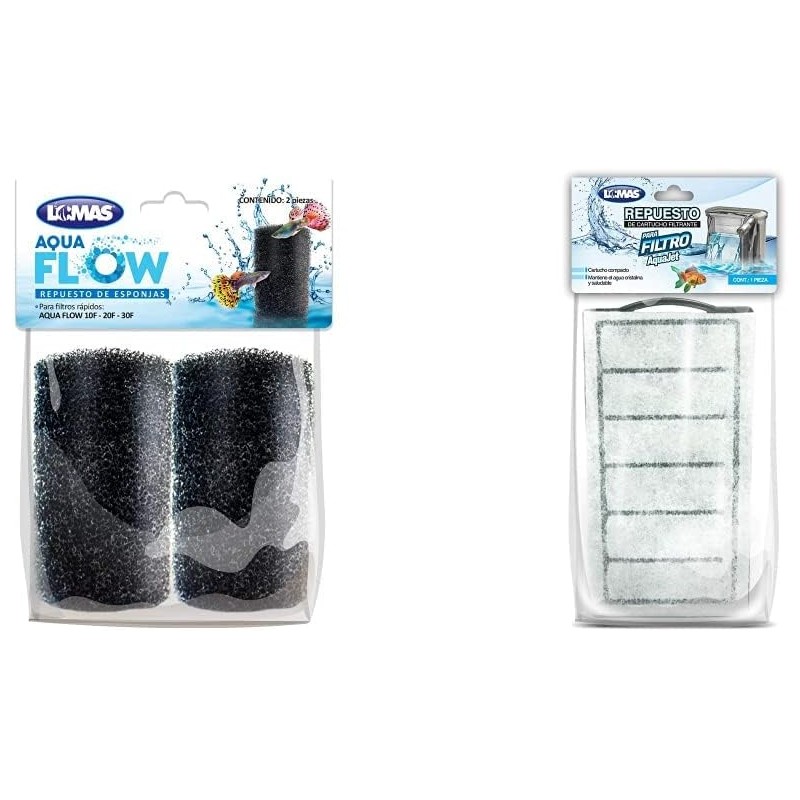 Lomas Repuesto Esponja para Filtro Rápido AquaFlow 10 20 30