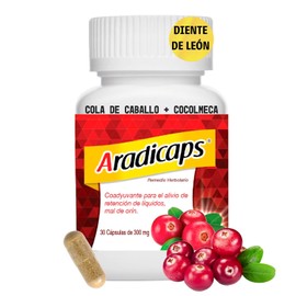 Remedio, Herbolario con Extracto de Arandano Diente de Leon Cola de Caballo Cocolmeca Coadyuvante para Mal Orin y Retencin de Liquidos Frasco con 30  