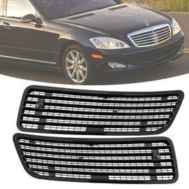 Par de capó rejilla de ventilación de aire cubierta para Mercedes S550 W221 W216 W251 R350 2007-2013 2218800205 2218800305