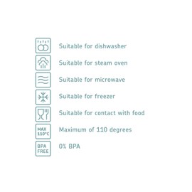Mepal Cirqula 3000ml / 101oz Circular Rectangular Multi Food Storage & Serving Container with Transparent Lids | Perfect for Food Prep | Microwave & Dishwasher Safe |Vivid Green | Made in Holland