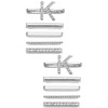 Gatuida 10pcs Decorative Watchband Charms Compatible Stylish Watch Decor for